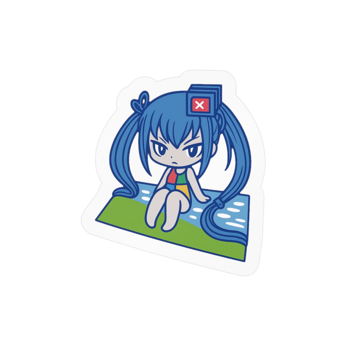 Retro XP Gamer Badge | Gaming Sticker, Laptop Decal, RPG Gift