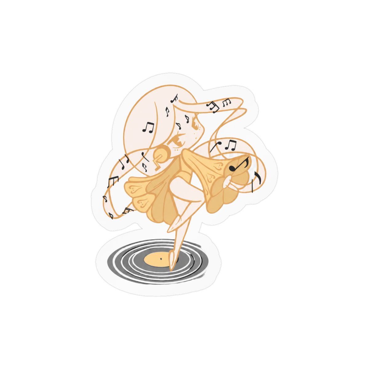 Fun Vinyl Sticker | Cute Laptop Decal - alternate angle 1, merchandise
