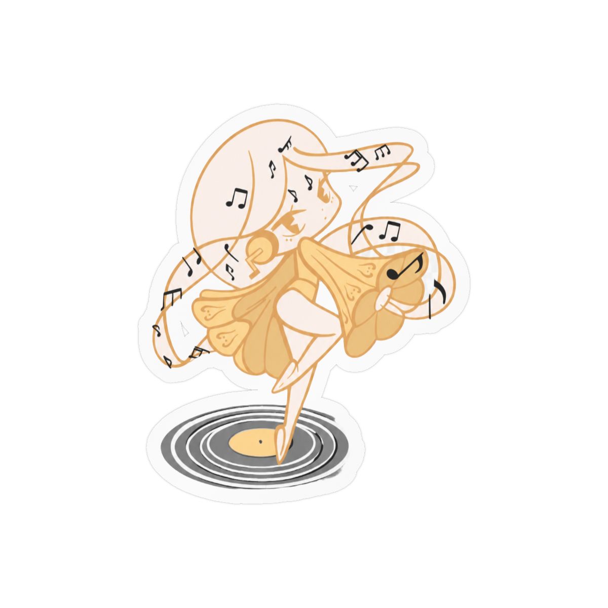 Fun Vinyl Sticker | Cute Laptop Decal - alternate angle 2, merchandise