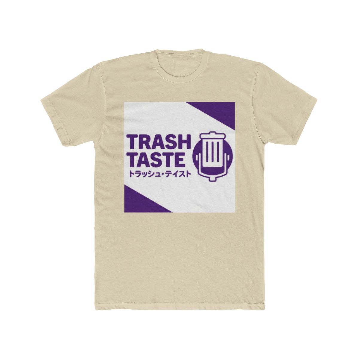 White and Purple Trash Taste T Shirt - alternate angle 4, merchandise