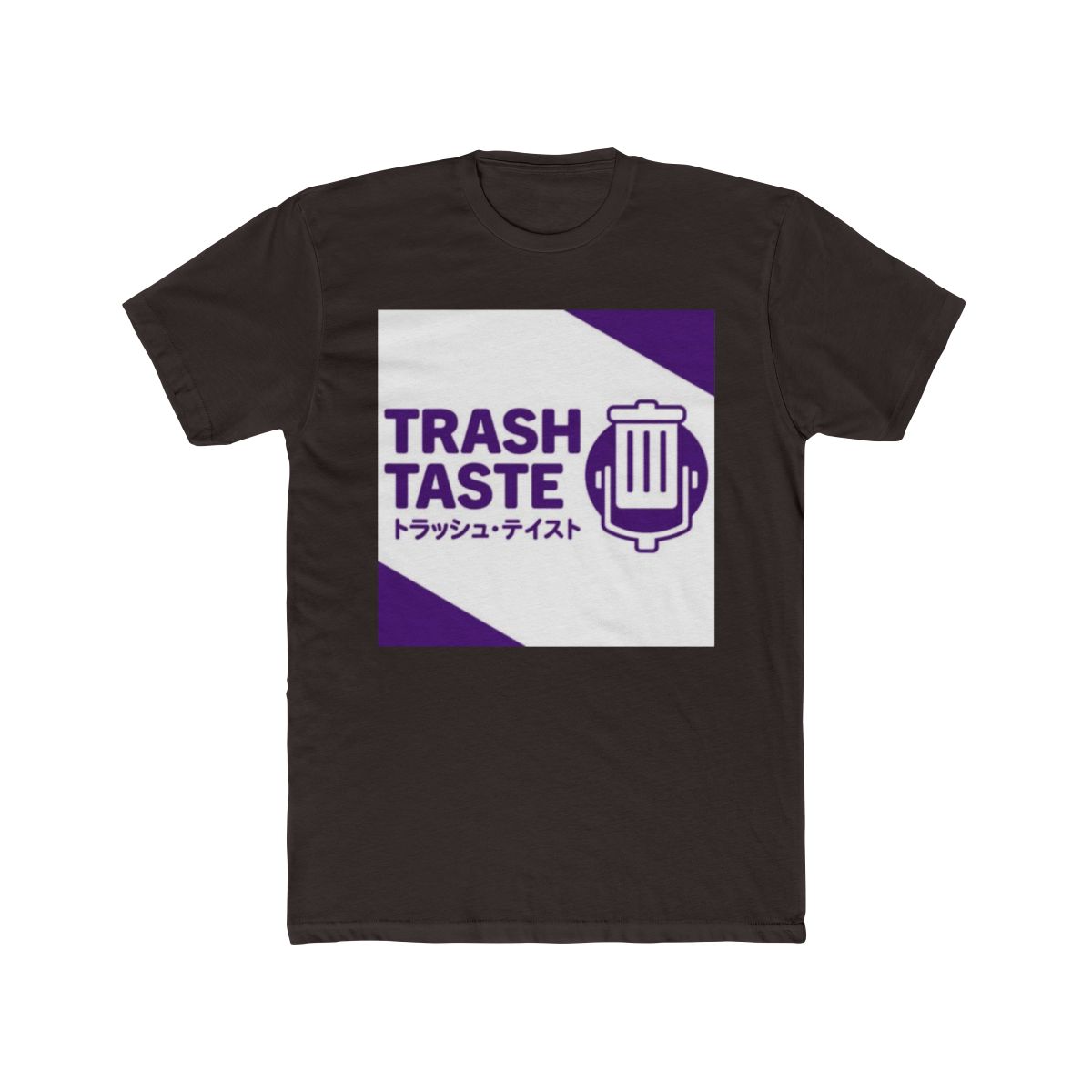 White and Purple Trash Taste T Shirt - alternate angle 3, merchandise