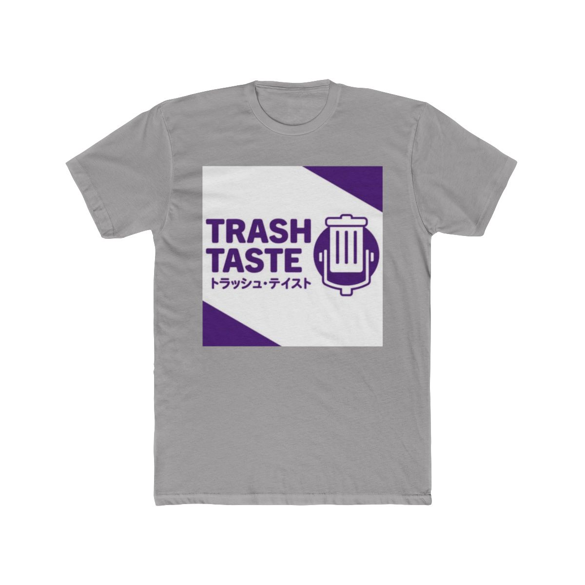 White and Purple Trash Taste T Shirt - alternate angle 2, merchandise