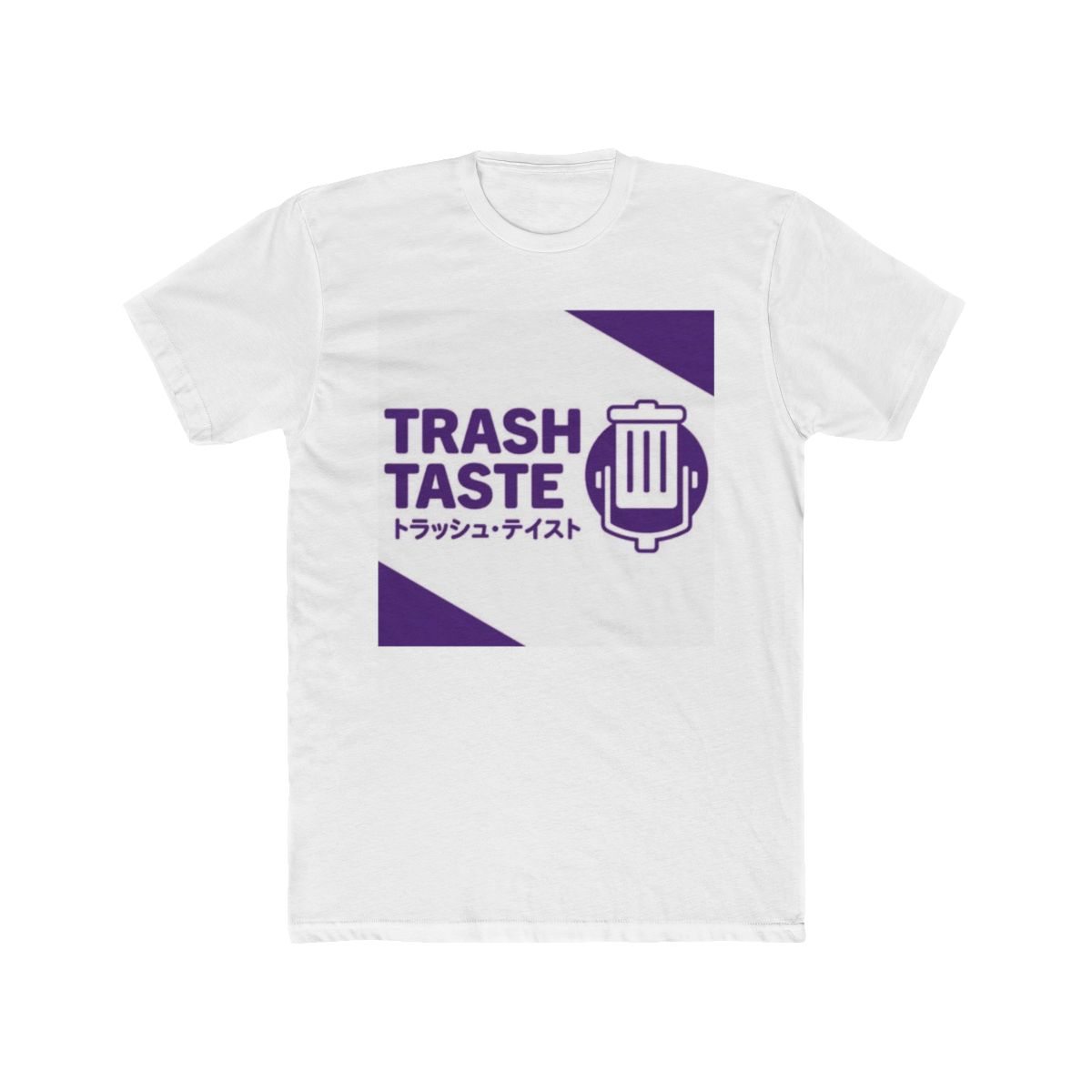 White and Purple Trash Taste T Shirt
