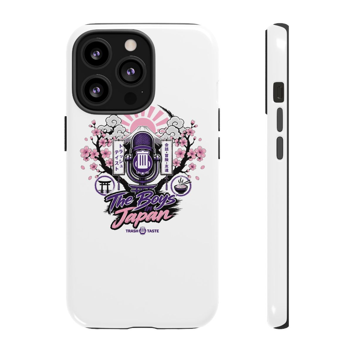 Trash Taste "The Boys in Japan" Phone Case - alternate angle 1, merchandise