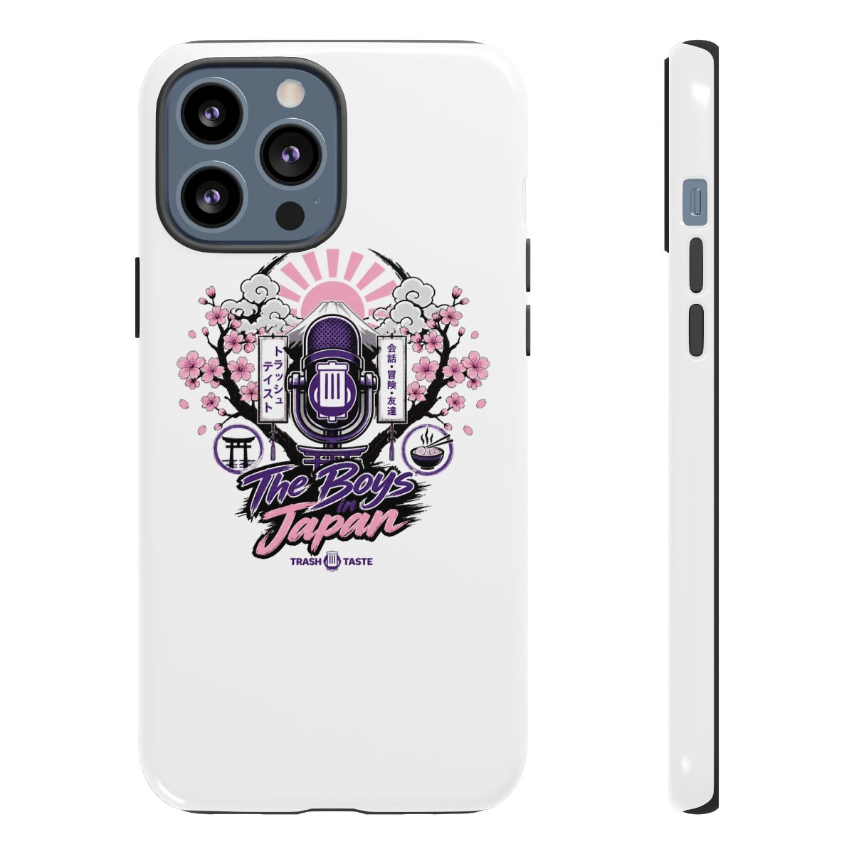 Trash Taste "The Boys in Japan" Phone Case - alternate angle 2, merchandise