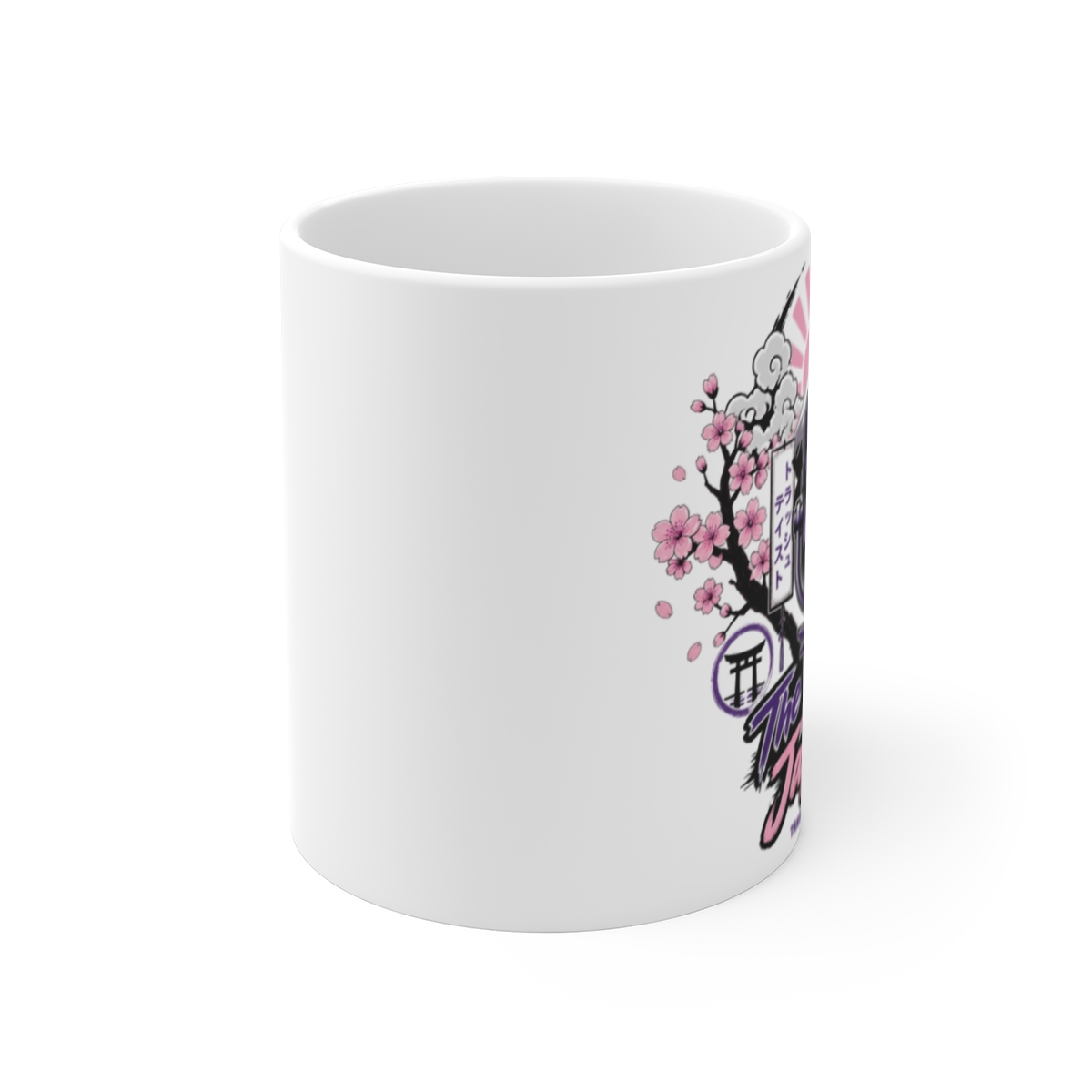 Trash Taste "The Boys in Japan" White Mug - alternate angle 1, merchandise