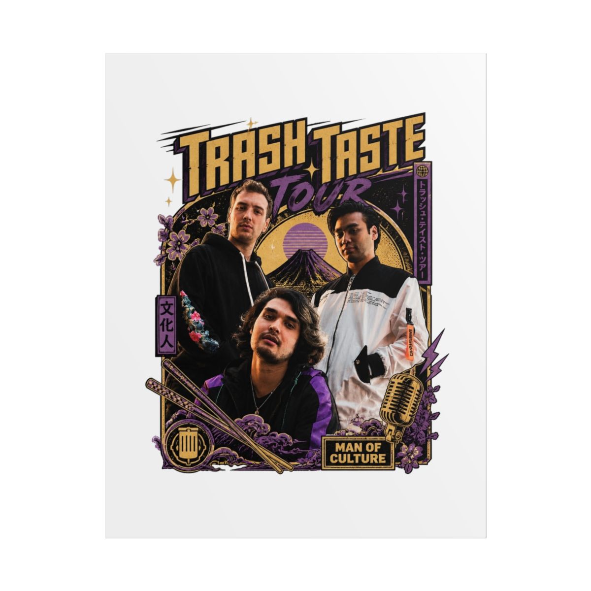 Trash Taste "Trash Taste Tour" Poster - alternate angle 1, merchandise