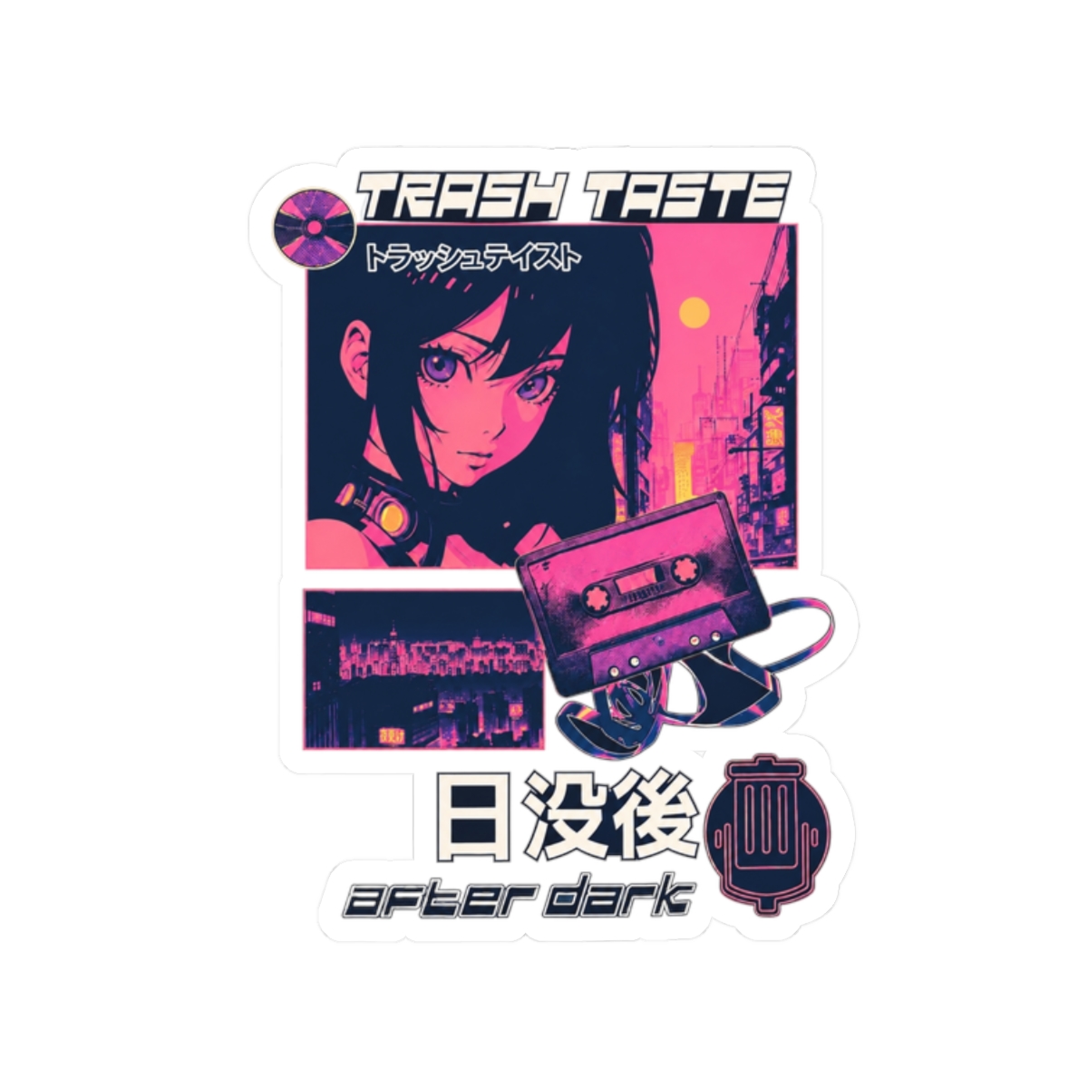 Limited Edition Tour Sticker Trash Taste - Official Stickers merchandise