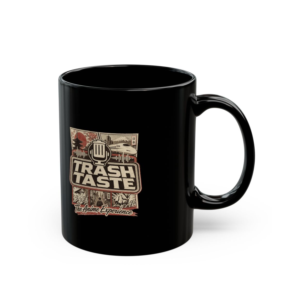 Trash Taste "Trash Taste" Black Mug